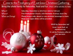 Christmas Party Invitation-Presbytery